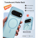 FNTCASE Google Pixel 11 / 11 Pro Uyumlu Manyetik K�l�f-Teal