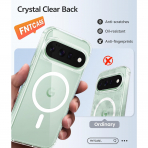 FNTCASE Google Pixel 11 / 11 Pro Uyumlu Manyetik K�l�f-Clear