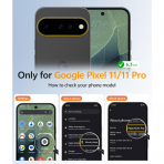 FNTCASE Google Pixel 11 / 11 Pro Uyumlu Manyetik K�l�f-Green
