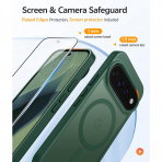 FNTCASE Google Pixel 11 / 11 Pro Uyumlu Manyetik K�l�f-Green
