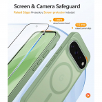 FNTCASE Google Pixel 11 / 11 Pro Uyumlu Manyetik K�l�f-Light Moss