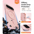 FNTCASE Google Pixel 11 / 11 Pro Uyumlu Manyetik K�l�f-Light Pink