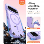 FNTCASE Google Pixel 11 / 11 Pro Uyumlu Manyetik K�l�f-Light Purple