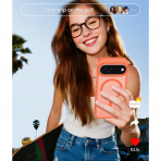 FNTCASE Google Pixel 11 / 11 Pro Uyumlu Manyetik K�l�f-Orange