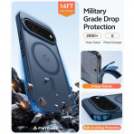 FNTCASE Google Pixel 11 / 11 Pro Uyumlu Manyetik K�l�f-Blue
