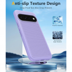 FNTCASE Google Pixel 11 / Pixel 11 Pro Kaymaz TPU K�l�f-Light Purple