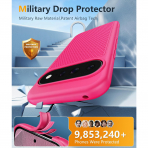 FNTCASE Google Pixel 11 / Pixel 11 Pro Kaymaz TPU K�l�f-Hot Pink