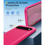FNTCASE Google Pixel 11 / Pixel 11 Pro Kaymaz TPU K�l�f-Hot Pink