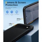 FNTCASE Google Pixel 11 / Pixel 11 Pro Kaymaz TPU K�l�f-Black