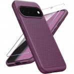 FNTCASE Google Pixel 11 / Pixel 11 Pro Kaymaz TPU K�l�f-Burgundy