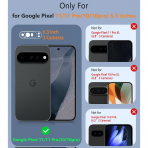 FNTCASE Google Pixel 11 / Pixel 11 Pro Kaymaz TPU K�l�f-Burgundy