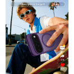 FNTCASE Google Pixel 11 Pro XL  Manyetik Mat K�l�f-Purple