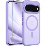 FNTCASE Google Pixel 11 Pro XL  Manyetik Mat K�l�f-Light Purple
