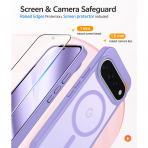 FNTCASE Google Pixel 11 Pro XL  Manyetik Mat K�l�f-Light Purple