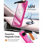 FNTCASE Google Pixel 11 Pro XL  Manyetik Mat K�l�f-Hot Pink