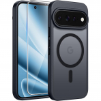 FNTCASE Google Pixel 11 Pro XL  Manyetik Mat K�l�f-Black