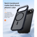 FNTCASE Google Pixel 11 Pro XL  Manyetik Mat K�l�f-Black