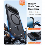 FNTCASE Google Pixel 11 Pro XL  Manyetik Mat K�l�f-Black