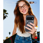 FNTCASE Google Pixel 11 Pro XL  Manyetik Mat K�l�f-Black