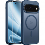 FNTCASE Google Pixel 11 Pro XL  Manyetik Mat K�l�f-Blue
