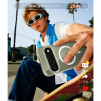 FNTCASE Google Pixel 11 Pro XL  Manyetik Mat K�l�f-Clear