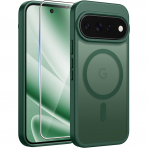 FNTCASE Google Pixel 11 Pro XL  Manyetik Mat K�l�f-Green