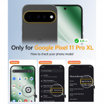 FNTCASE Google Pixel 11 Pro XL  Manyetik Mat K�l�f-Green