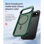 FNTCASE Google Pixel 11 Pro XL  Manyetik Mat K�l�f-Green