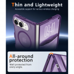 FNTCASE iPhone Duo MagSafe Ekran Koruyuculu K�l�f-Purple