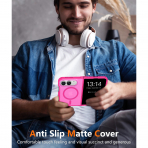 FNTCASE iPhone Duo MagSafe Ekran Koruyuculu K�l�f-Hot Pink