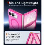FNTCASE iPhone Duo MagSafe Ekran Koruyuculu K�l�f-Hot Pink