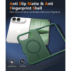 FNTCASE iPhone Duo MagSafe Ekran Koruyuculu K�l�f-Green
