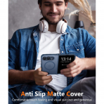 FNTCASE iPhone Duo MagSafe Ekran Koruyuculu K�l�f-Blue