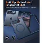 FNTCASE iPhone Duo MagSafe Ekran Koruyuculu K�l�f-Blue