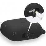 FRTMA AirPods Pro Suya Dayan�kl� Silikon K�l�f (2019)-Black