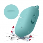 FRTMA AirPods Pro Suya Dayan�kl� Silikon K�l�f (2019)-Ice Sea Blue