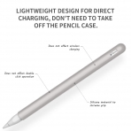 FRTMA Apple Pencil 2 Silikon Klf-Transparent Gray