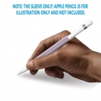 FRTMA Apple Pencil Manyetik Silikon Klf-Lavender