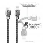 Fantany USB C to Lightning arj/Data Kablosu (MFi)(1M)-Black