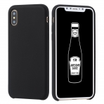 Felico Apple iPhone X Silikon Klf-Black