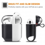 Fintie Apple AirPods Deri Klf-Black