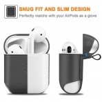 Fintie Apple AirPods Deri Klf-Grey