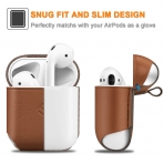 Fintie Apple AirPods Deri Klf-Brown