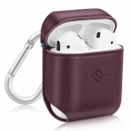 Fintie Apple AirPods Deri Klf-Burgundy