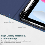 Fintie Apple iPad A16 Kalem Blmeli Klf (11 in)-Ocean Marble 