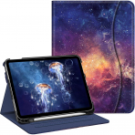 Fintie Apple iPad A16 Kalem Blmeli Klf (11 in)-Galaxy