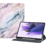 Fintie Samsung Galaxy Tab S8 Plus Standl Klf (12.4 in)-Z-Marble Pink