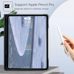Fintie Folio Kalem Blmeli iPad Pro Klf (13 in)-Blooming Hibiscus