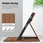 Fintie Folio Galaxy Tab S6 Lite Klf (10.4 in)-Brown