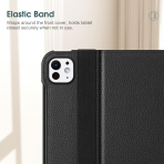 Fintie Apple iPad Pro M4 Kalem Blmeli Klf (11 in)-Black